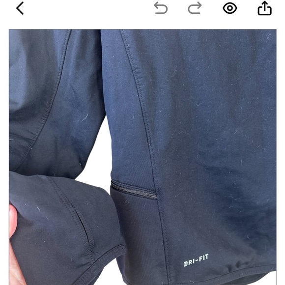 NIKE DriFit Hooded Longsleeve Half Zip - Picture 4 of 6